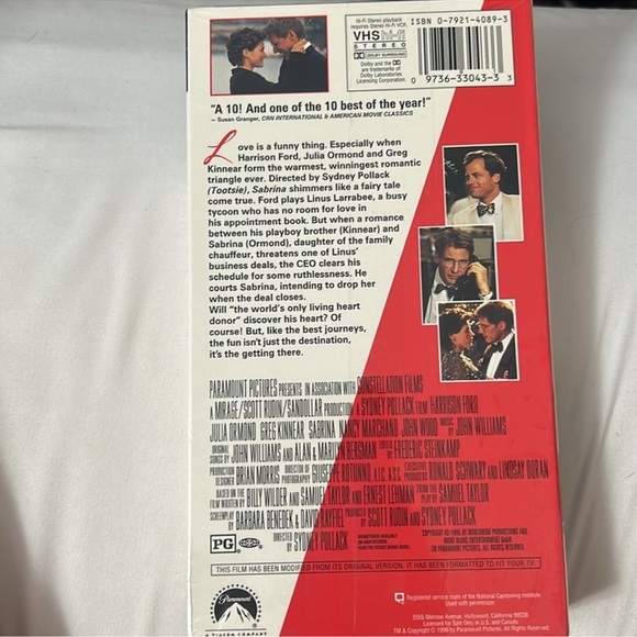 Bundle of new Sealed VHS Movies Mask of Zorro, Sabrina, The Bridges of Madison C - Picture 5 of 5